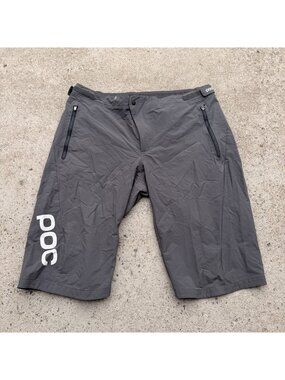 POC Essential Enduro MTB Trail Cycling Shorts Men's Sz XL  Gray Stetch
